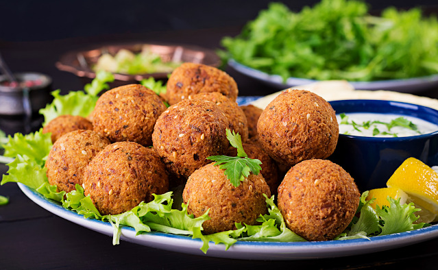 فطيرة فلافل