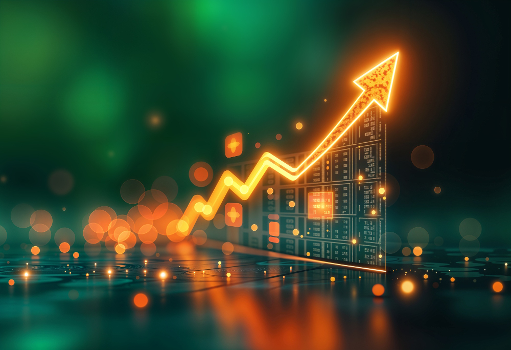 Growth enterprises market illustration showing business growth, investment opportunities, financial planning, and capital raising.