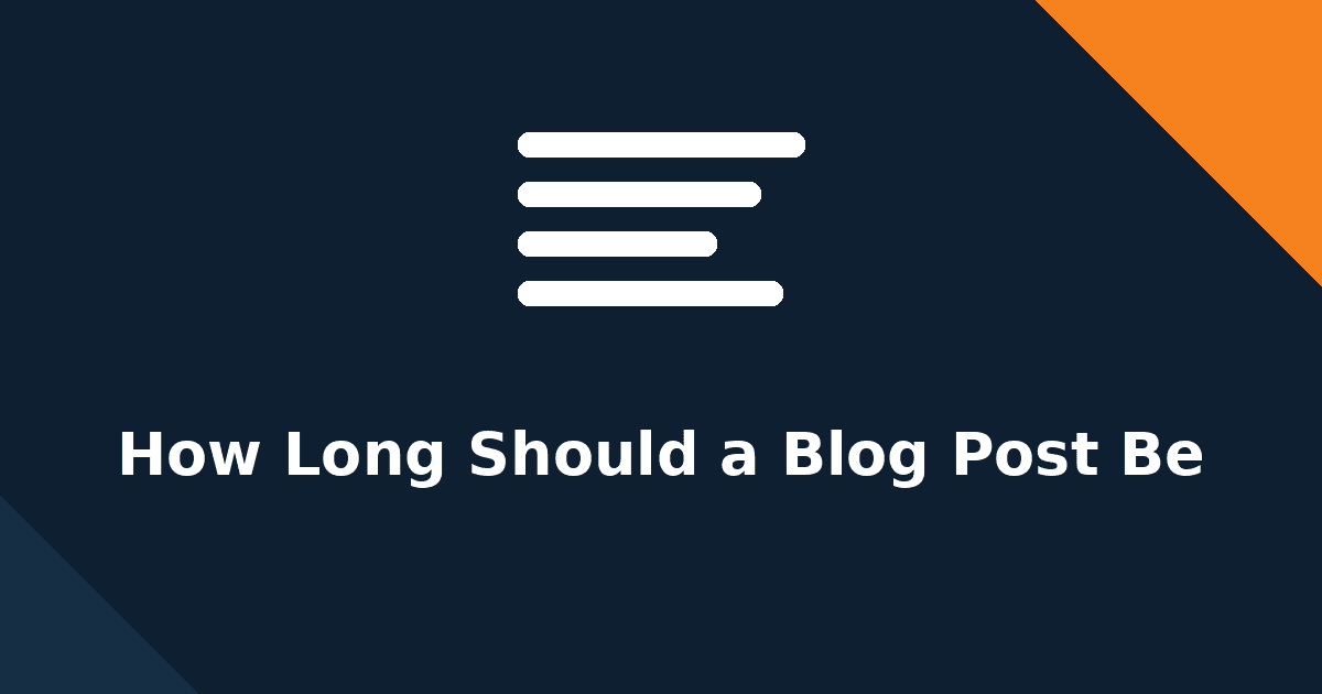 Blog Post Word Count