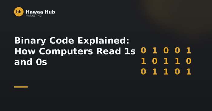 Binary to text converter tool illustration