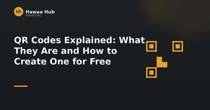 Free QR Code Generator tool cover image - Hawaa Hub