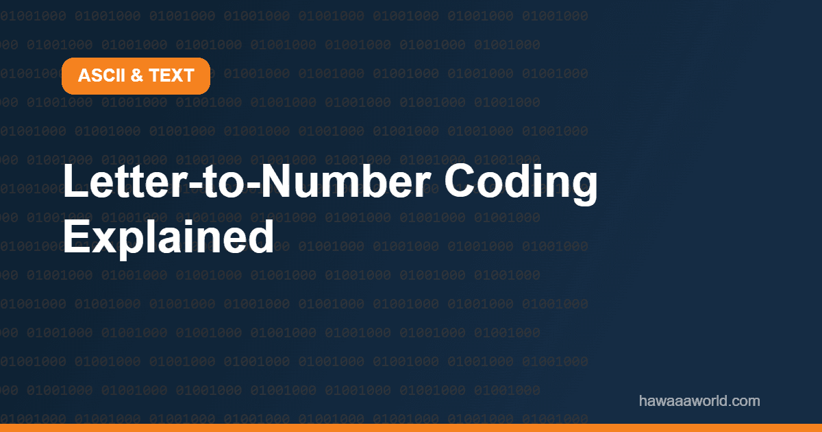 Letter-to-Number Coding Explained