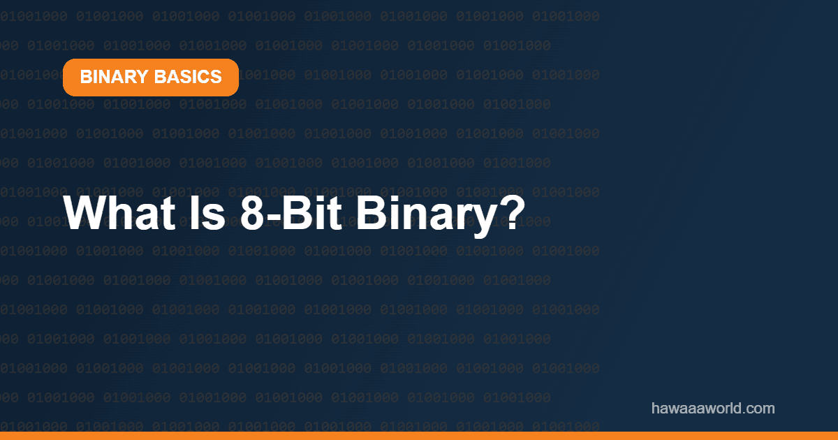 What Is 8-Bit Binary?